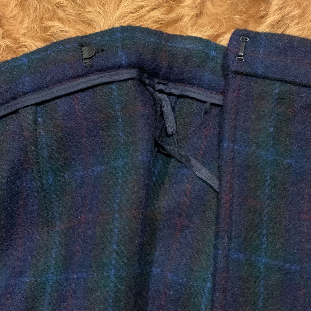 Ralph Lauren Navy and Green Plaid Maxi Skirt - Picture 8 of 16